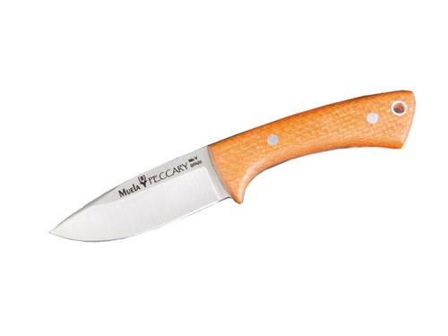Muela Peccary Micarta Orange 8.0