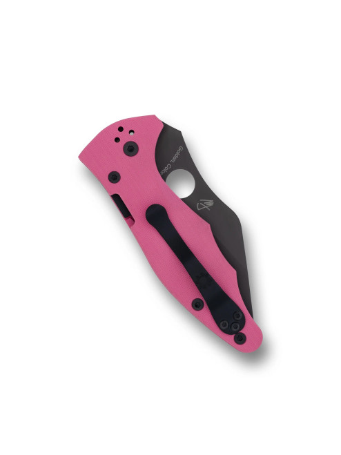 Spyderco YOJIMBO 2 PINK G-10.  BLack Blade. SPRINT RUN