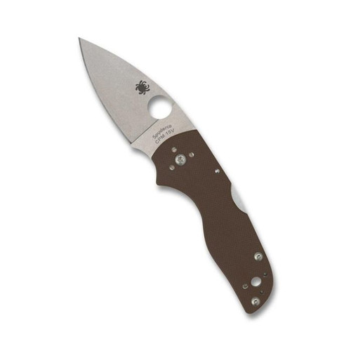 Spyderco LIL' NATIVE MID BACK LOCK BROWN G10