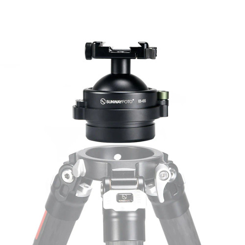 SUNWAYFOTO T4020CMLI Inverted Leg Carbon Fiber Heavy Duty Tripod PLUS IB-65 65mm heavy duty ball head. 40kg  +