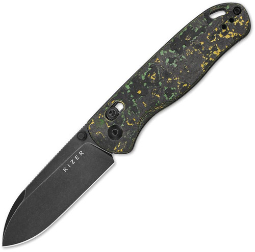 Kizer Cutlery Drop Bear Clutch Lock CF