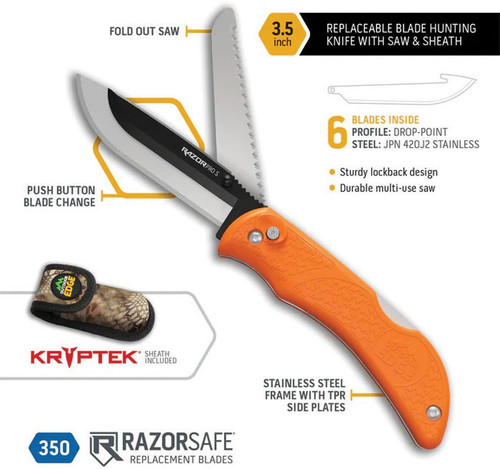 Outdoor Edge Razor-Pro S Orange