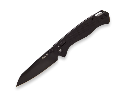 Buck Knives 698 Ferrox Knife. Crossbar lock. Black.