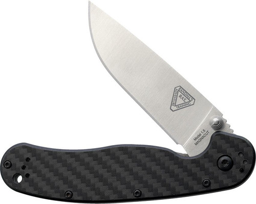 Ontario RAT 1.5 Linerlock Mag CF G10