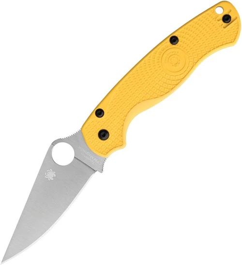 Spyderco Para Military 2 Salt Yellow Lightweight.  CPM Magnacut.