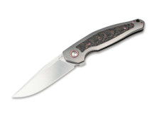 Boker Plus Collection 2022. M390 Blade. Titanium with Carbon Fibre Inlay. (01BO2022)