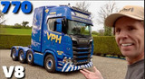 Video by Stavros969 - 2x New Scania 770S 250T 8x4s recently completed for Vaughan Plant Haulage