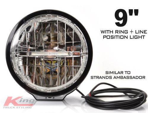 WAS 9" Round LED Spot Light