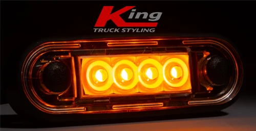 Fristom Short Amber Marker Light - Clear Lens