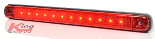WAS Long Slim White Marker Light With Reflector - Choice of colours