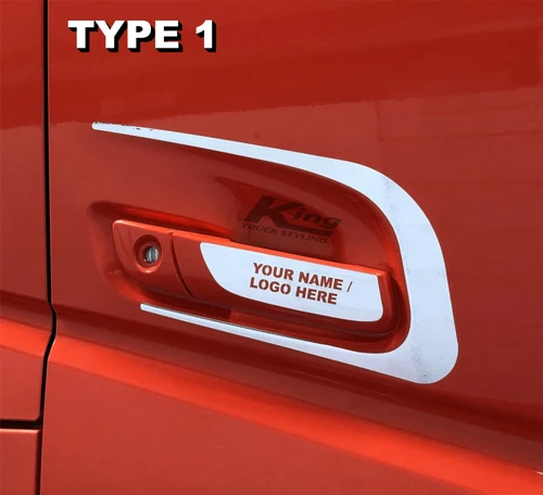 Volvo FH4 / 5 Polished Stainless Steel Door Handle Trims