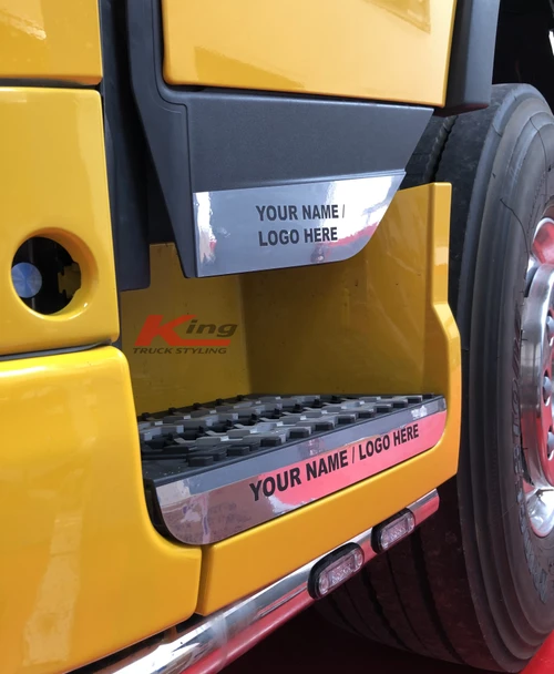 Volvo FH5 Polished Stainless Steel Door Extension Trims