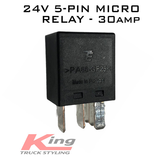 Scania 5-pin Micro Relay - 24V 30amp