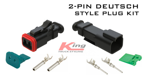 2-Pin Deutsch Style Plug Kit