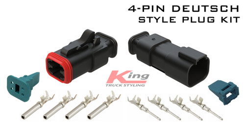 4-Pin Deutsch Style Plug Kit