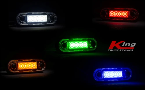 Fristom Short Marker Light - Tinted Lens - Choice of colours