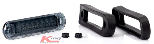Fristom Long Amber Marker Light - Tinted Lens