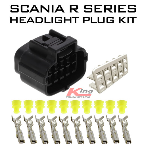 Scania R Series headlight plug kit Scania R Series headlight plug kit