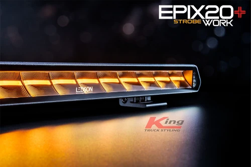 LEDSON Epix20+ Work Light with strobe + red or amber position light