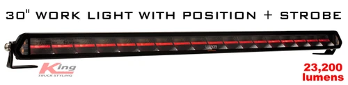LEDSON Epix30+ Work Light with strobe + red or amber position light