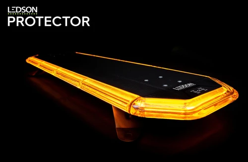 LEDSON Optoguard Protector Smoked Lens Beacon Bar - Multiple lengths to choose from