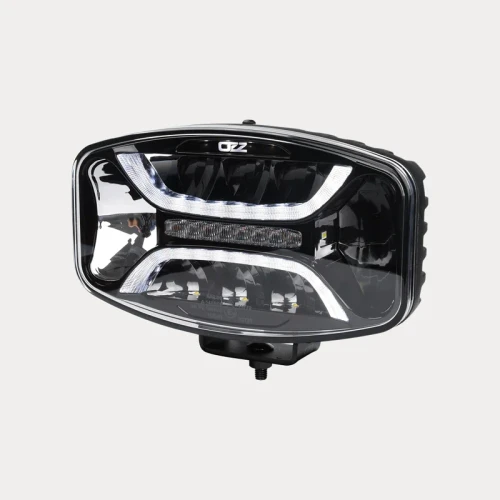 Tralert OZZ XO1 LED driving light with Strobe Beacon - Choice of Black or White