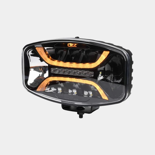 Tralert OZZ XO1 LED driving light with Strobe Beacon - Choice of Black or White