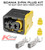Scania 2-pin Plug Kit - (Next Gen Visor Lights)