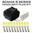 Scania R Series headlight plug kit Scania R Series headlight plug kit