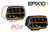 LEDSON Epix10+ LED Spot Light With Strobe Beacon - Choice of White or Black rear finish