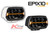 LEDSON Epix10+ LED Spot Light With Strobe Beacon - Choice of White or Black rear finish