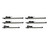 LEDSON Scania Dirt Deflector Lighting Strips - Dual Colour (White / Orange)