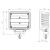 Tralert LED work light - 6200 lumens