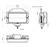 Tralert Atlas 220 LED driving light - (Similar to Hella Jumbo 220)