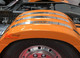 Volvo / Renault Polished Stainless Mudguard Strips With Logo