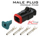 4-Pin Deutsch Style Plug Kit