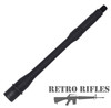 10.5 inch barrel ( MK18, Colt Commando, XM177, Survival Rifle, Gau-5). 1-9 or 1-7 twist. Typically available in Nitride, Phosphate or Phosphate & Chrome lining. Carbine length gas system and M4 barrel profile - from RetroRifles.com