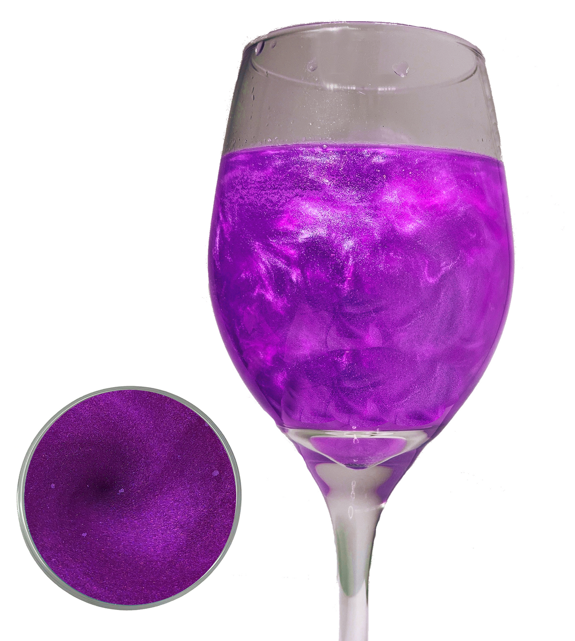 Snowy River Purple Wine Glitter, cocktail glitter, natural cocktail ...
