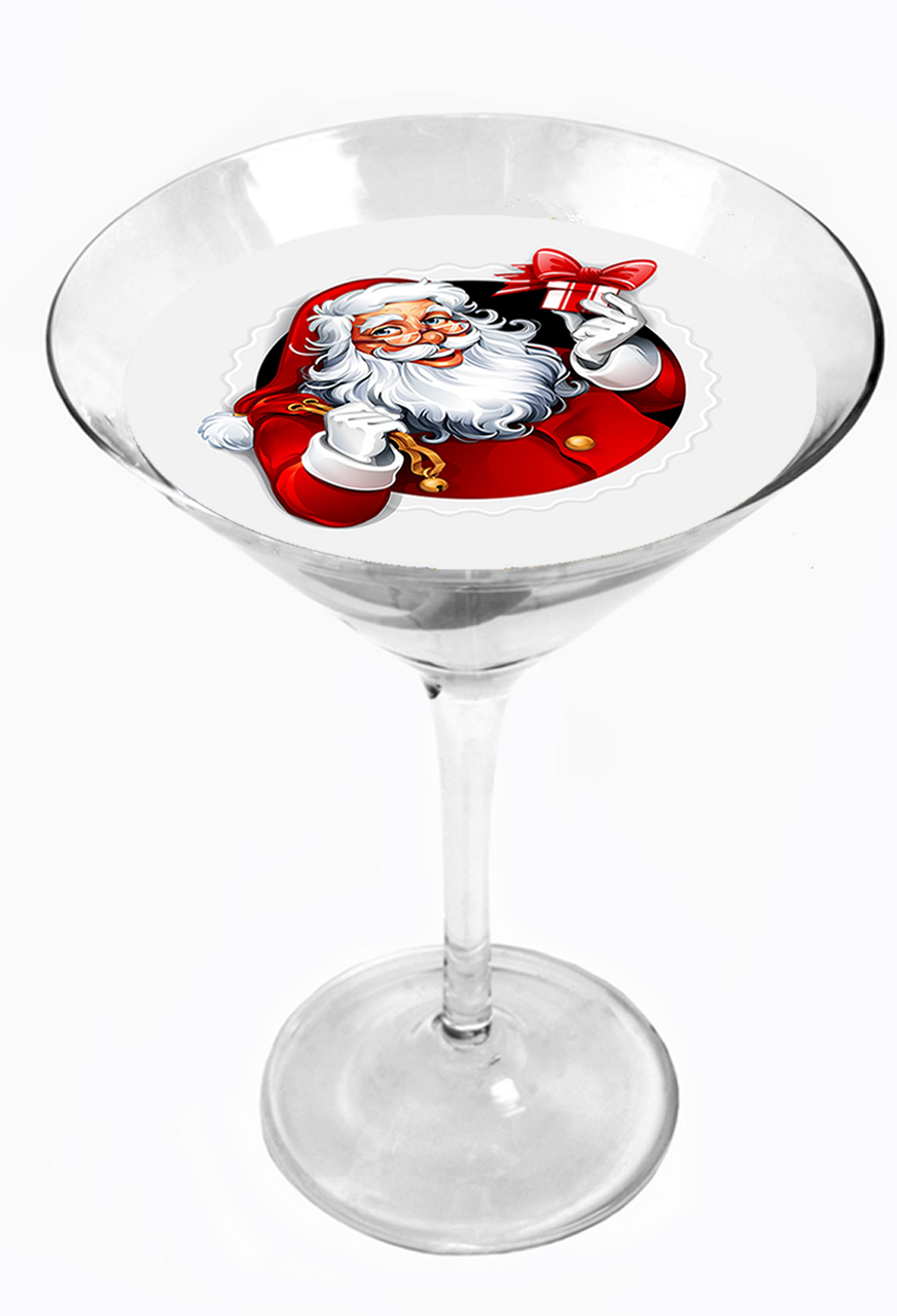 Ginger Ray - Santa Drink Toppers