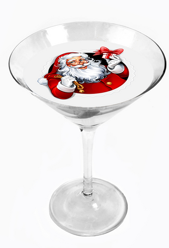 Snowy River Cocktail Toppers Santa (1x6Pack)