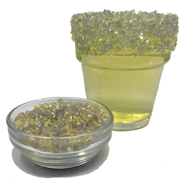 Snowy River Jewels Cocktail Sugar, gold margarita cocktail sugar