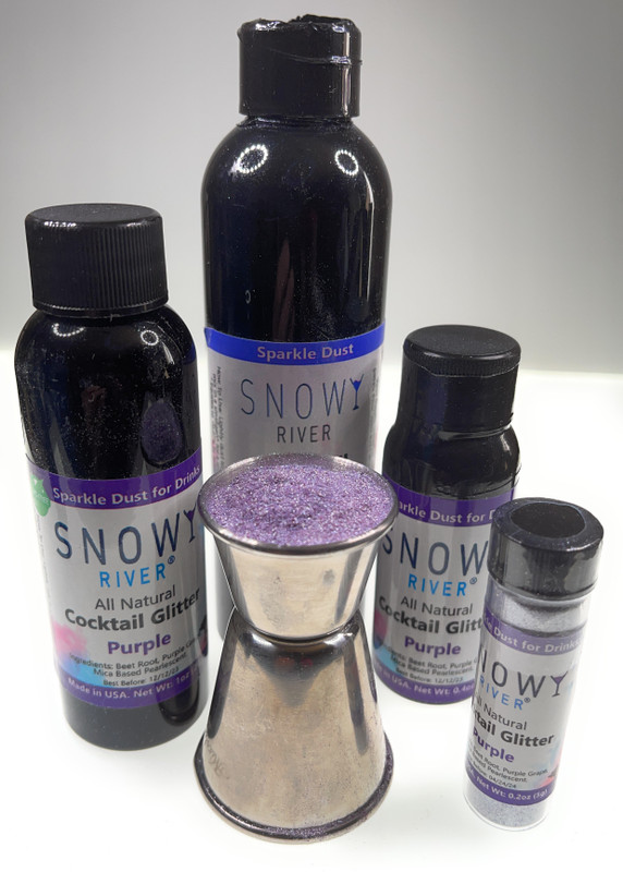 Snowy River Purple Wine Glitter (1x5.0g), beer glitter, wine