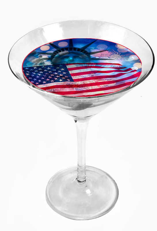 4th July Cocktail Toppers