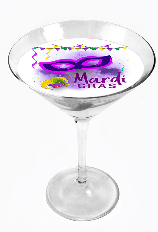 Mardi Party Cocktail Topper