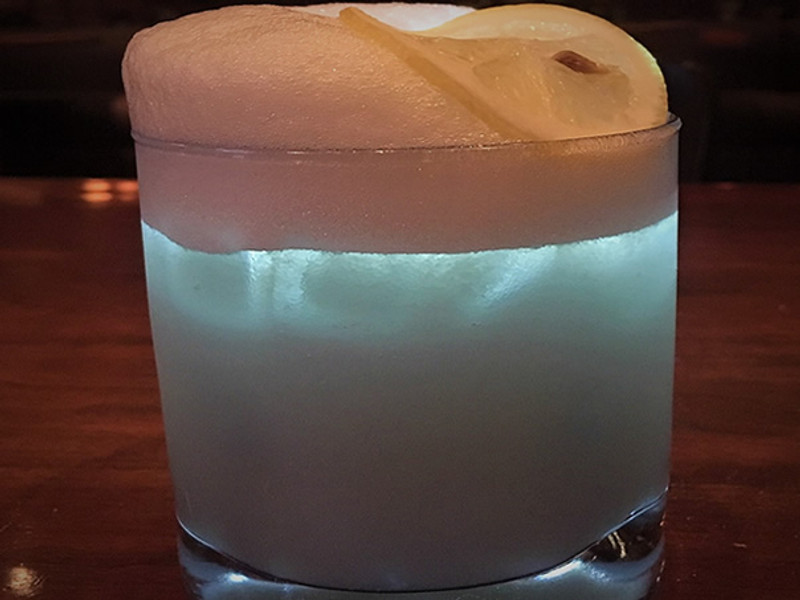 Blue Bourbon Sour Blue Bourbon Sour