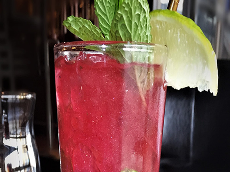 Snowy Mojito Cocktail Snowy Mojito Cocktail