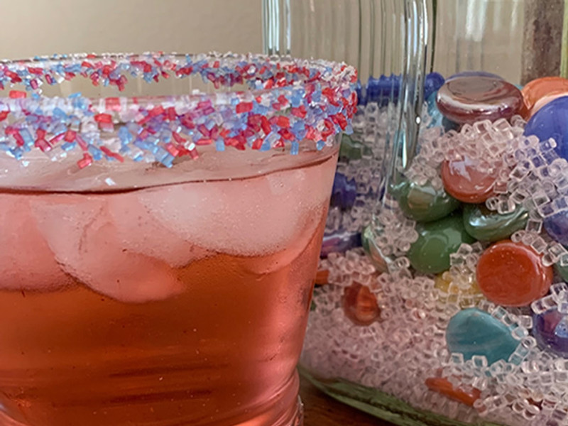 Snowy River Red Cocktail Glitter