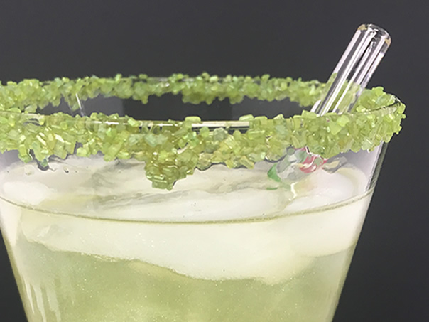 Green Gin & Tonic Cocktail