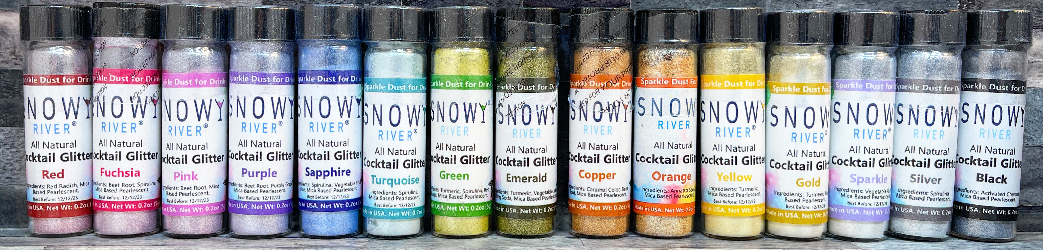 edible beverage glitter