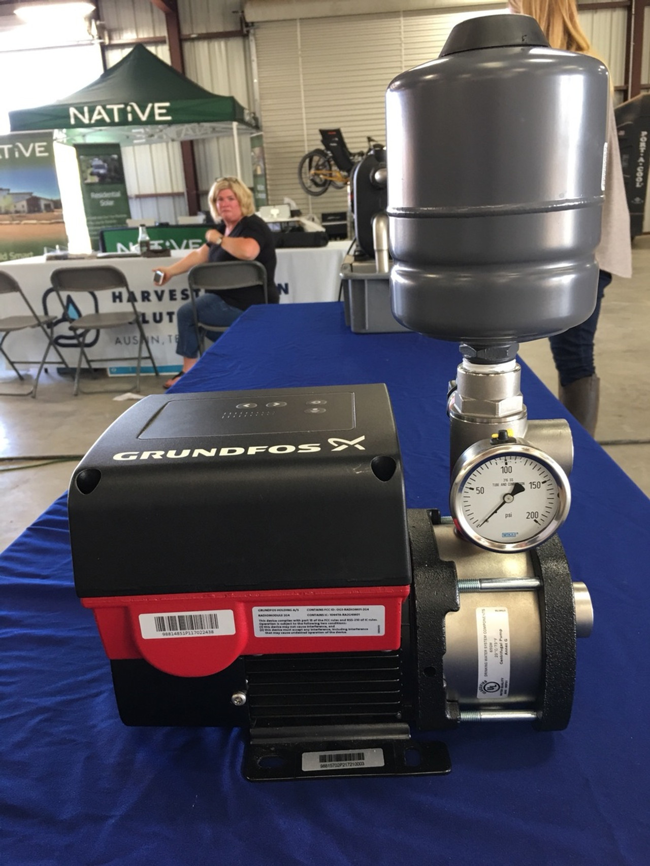 grundfos constant pressure system